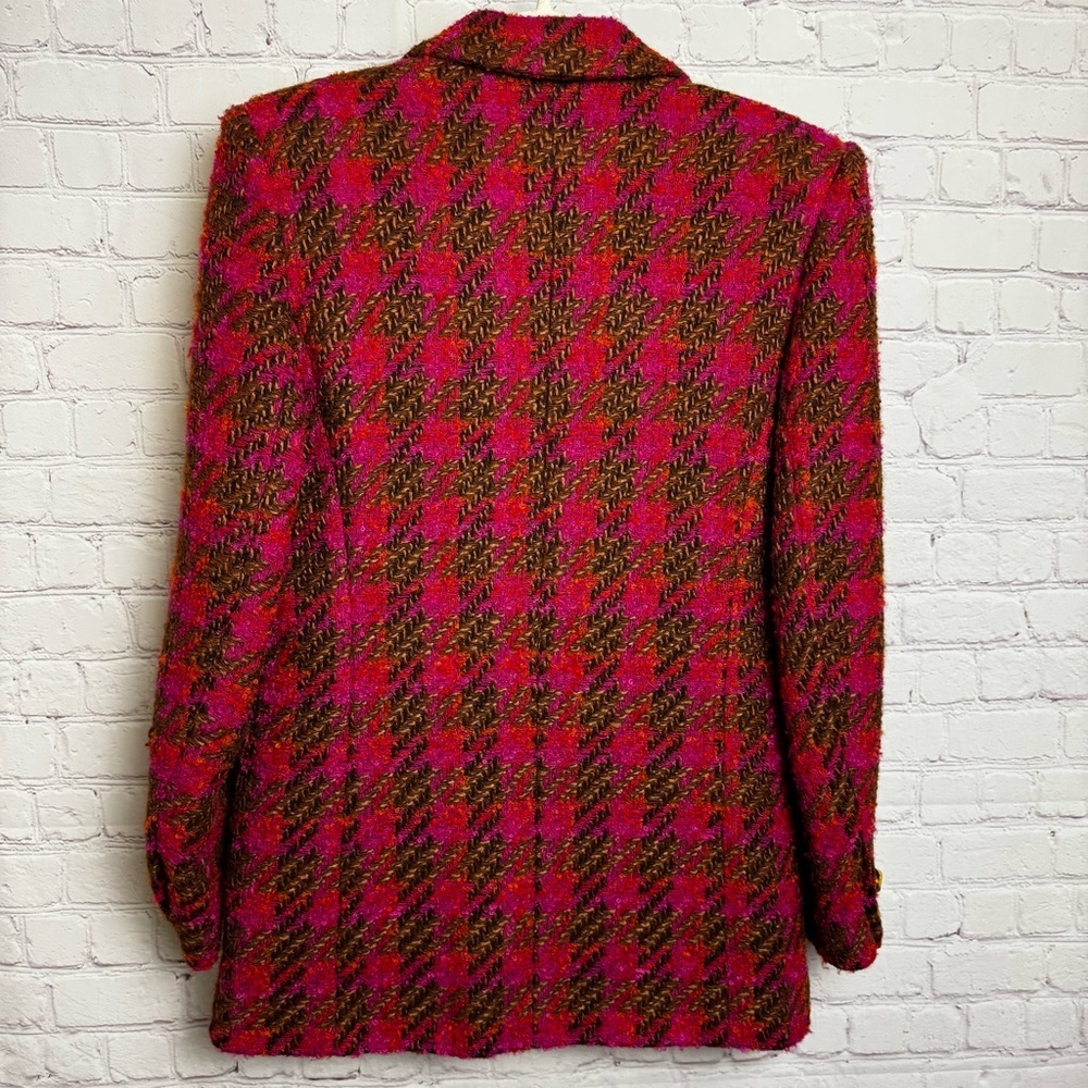 Rodier wool mohair blend retro vintage y2k ladies preppy blazer size 2 - Picture 6 of 6